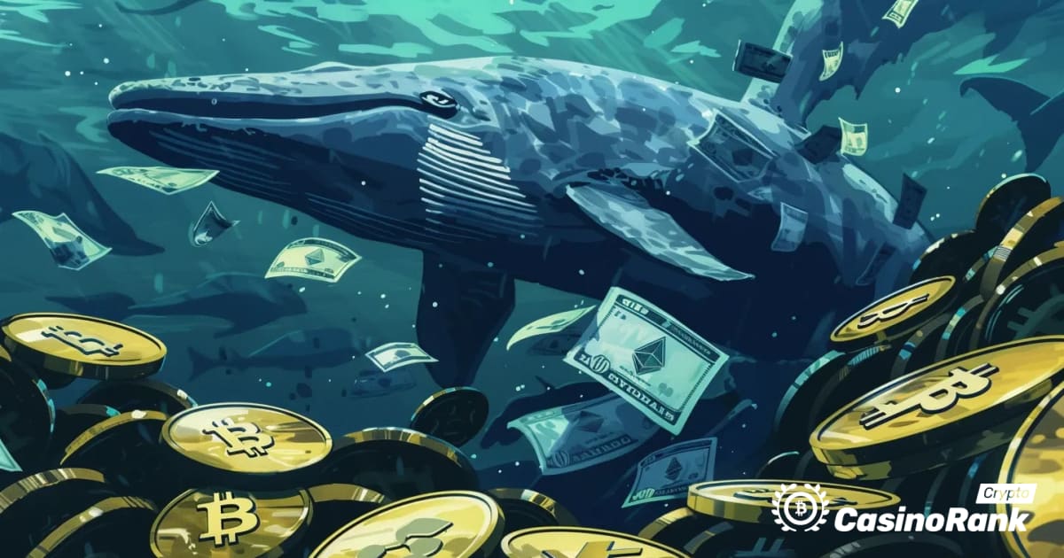 Ethereum prudce vzrostlo na jeden měsíc, protože velryba hromadí ETH a půjčuje si miliony